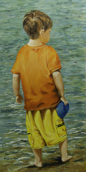 Anne Heather Moore, Aiden
Acrylic on gallery canvas - 12" x 24"
