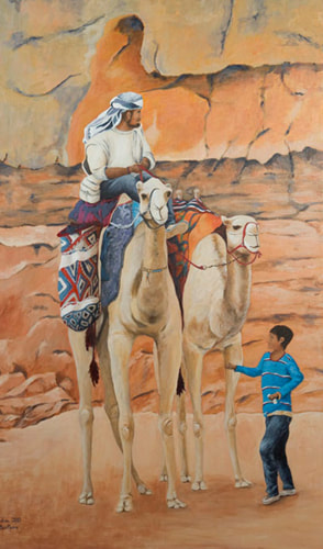 Anne Heather Moore, Petra, 2010
Acrylic on canvas - 61cm x 91cm – 24”x 36”