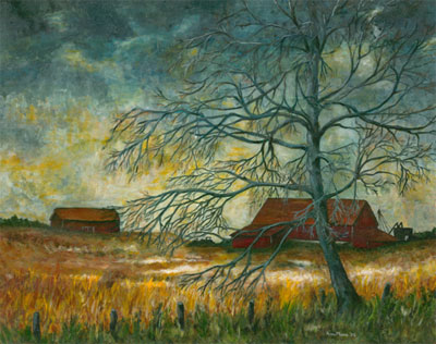 Anne Heather Moore, A Thunderstorm, Carleton Place, Ont.
22”x28” – SOLD